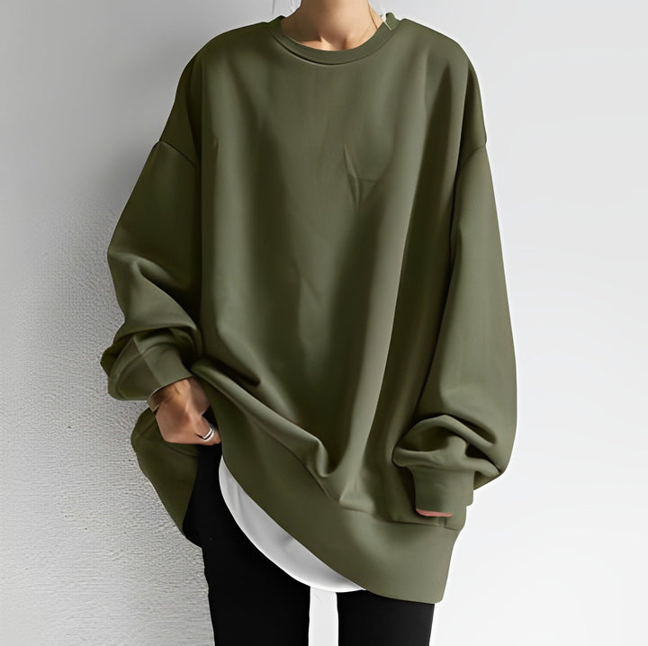 Abegail - Frauen-Langpullover im lockeren Stil
