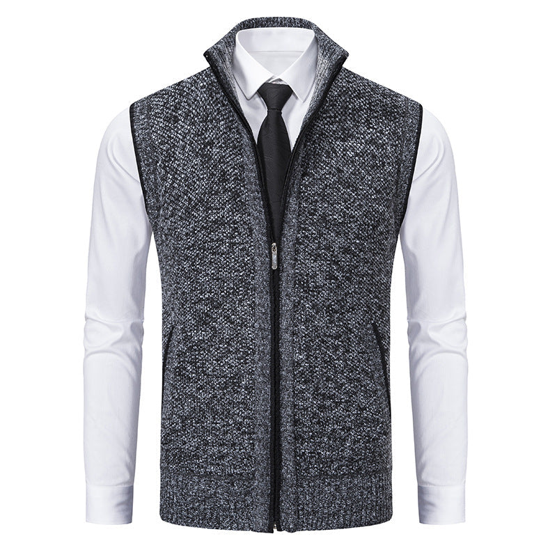 Damion - Bequemer Mantel aus Fleece-Strick für Herren
