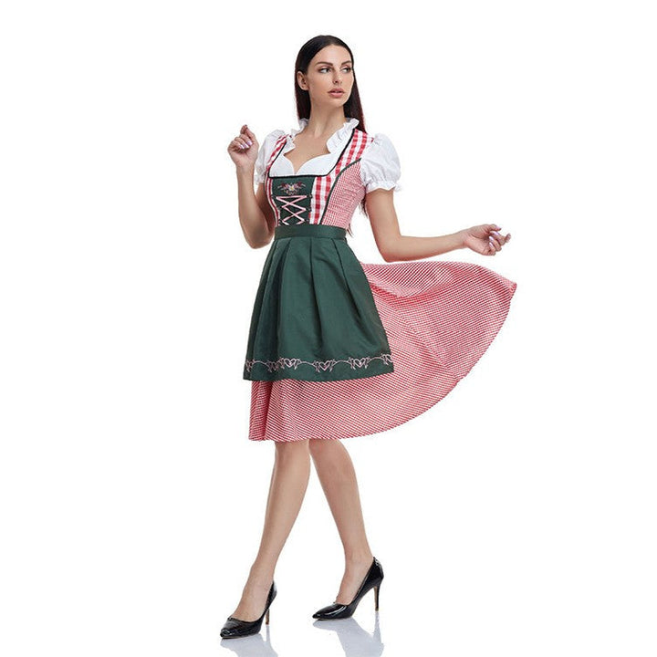 Josepha - Damen Klassisches Midi Oktoberfest Dirndl Kleid