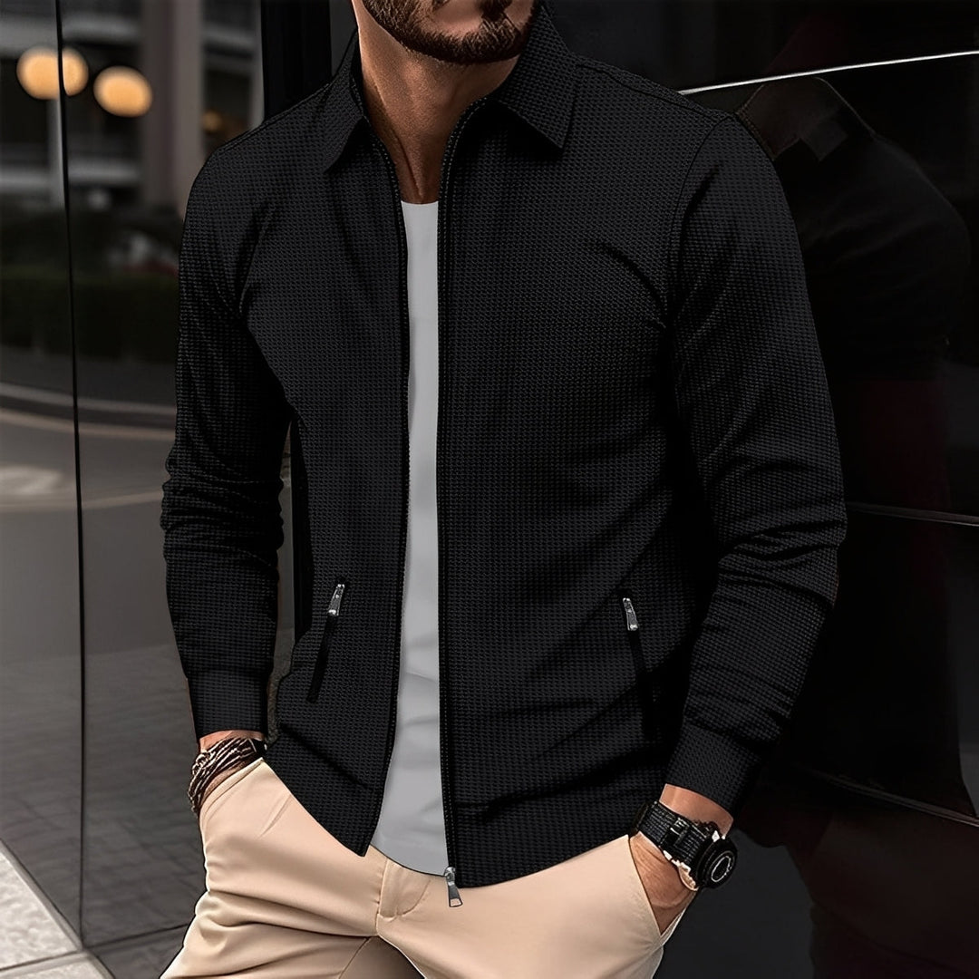 Anthony - Moderne Herrenjacke mit Reißverschlusstaschen