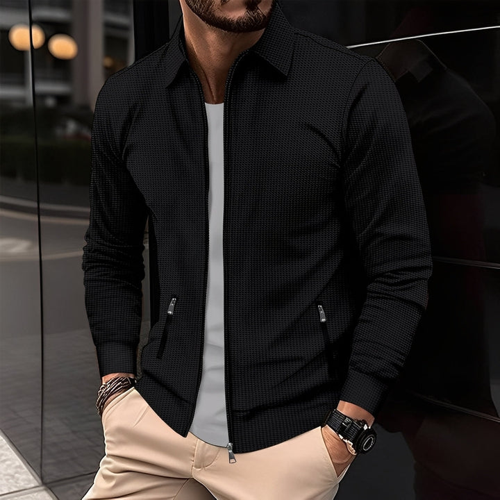 Anthony - Moderne Herrenjacke mit Reißverschlusstaschen