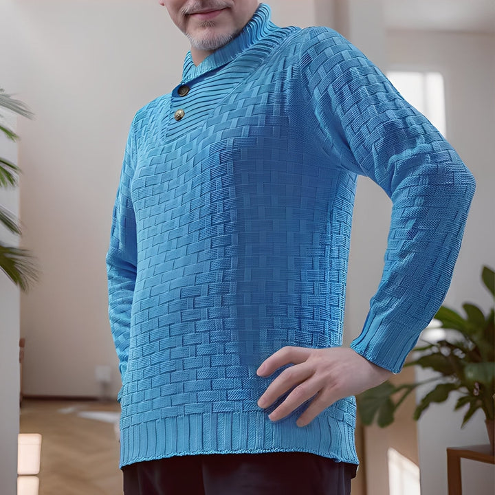 Branson - Komfortabler Herrenpullover mit hohem Kragen