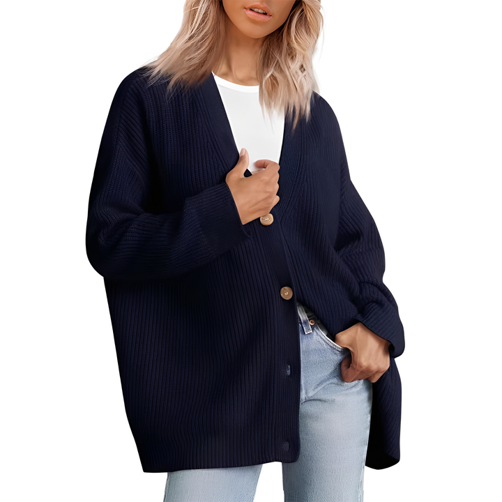 Christal - Komfortabler, weit geschnittener Damen-Cardigan