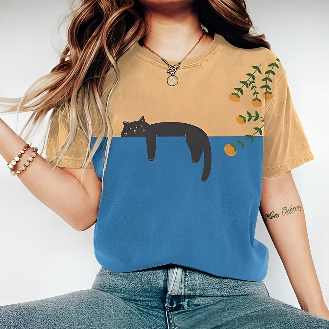 Alvina - Lässiges T-Shirt mit Damen-Design