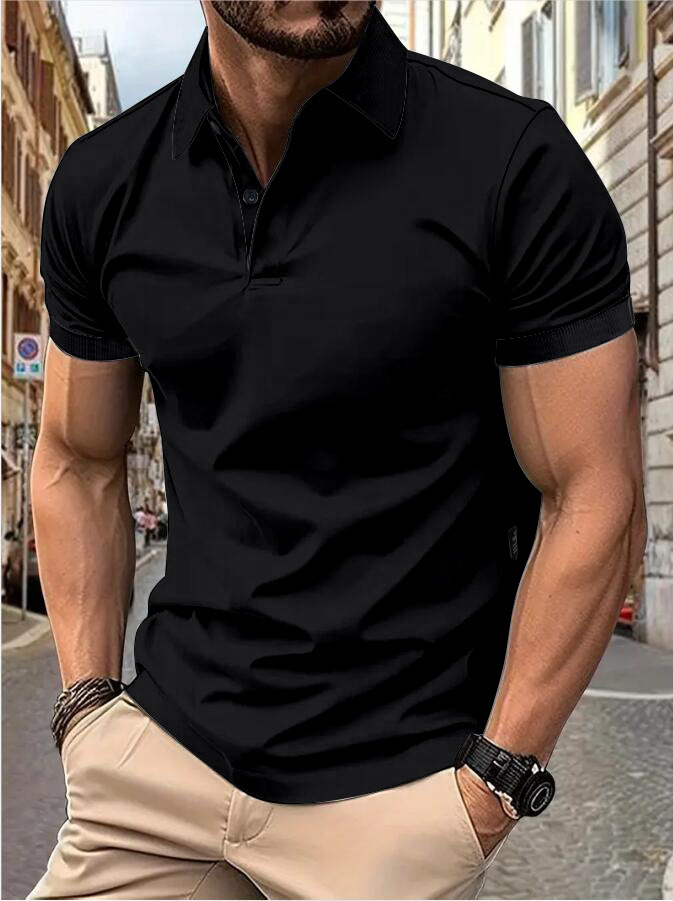 Blake - Eng sitzendes Sommer-Poloshirt für Herren