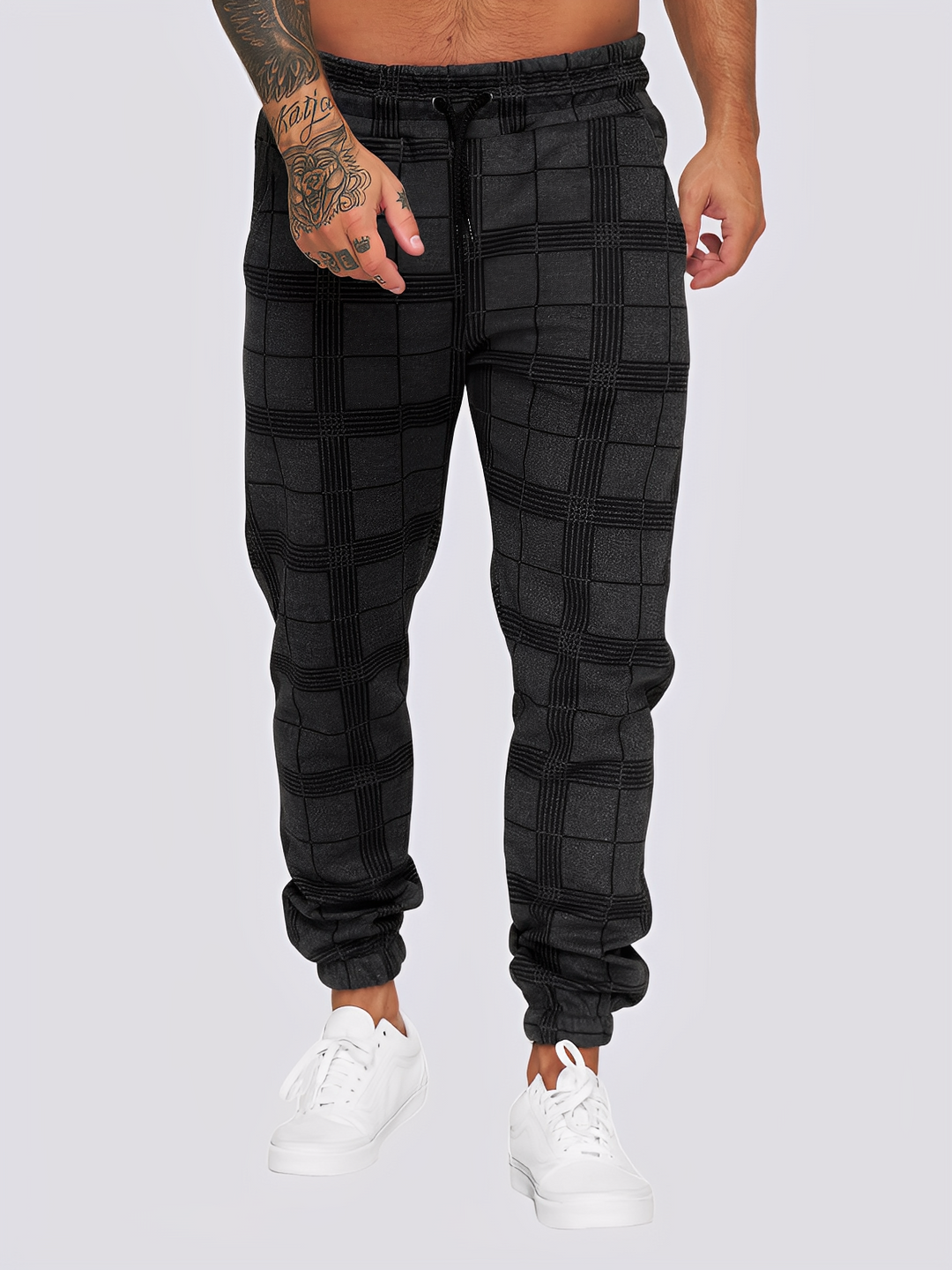 Jaeden - Modische karierte Herrenhose