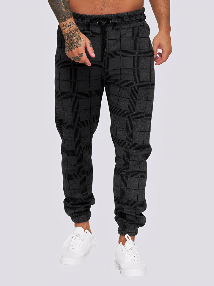 Jaeden - Modische karierte Herrenhose