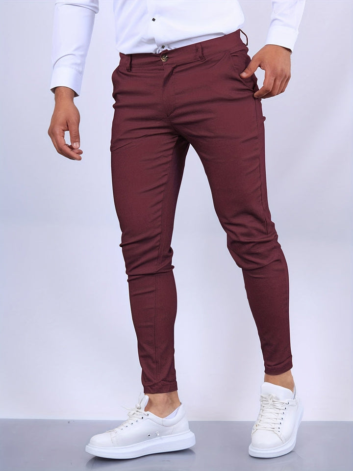Arjun - Elegante schmale Businesshose für Herren