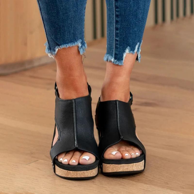 Auria - Orthopädische Ledersandalen für Damen mit zusätzlicher Unterstützung