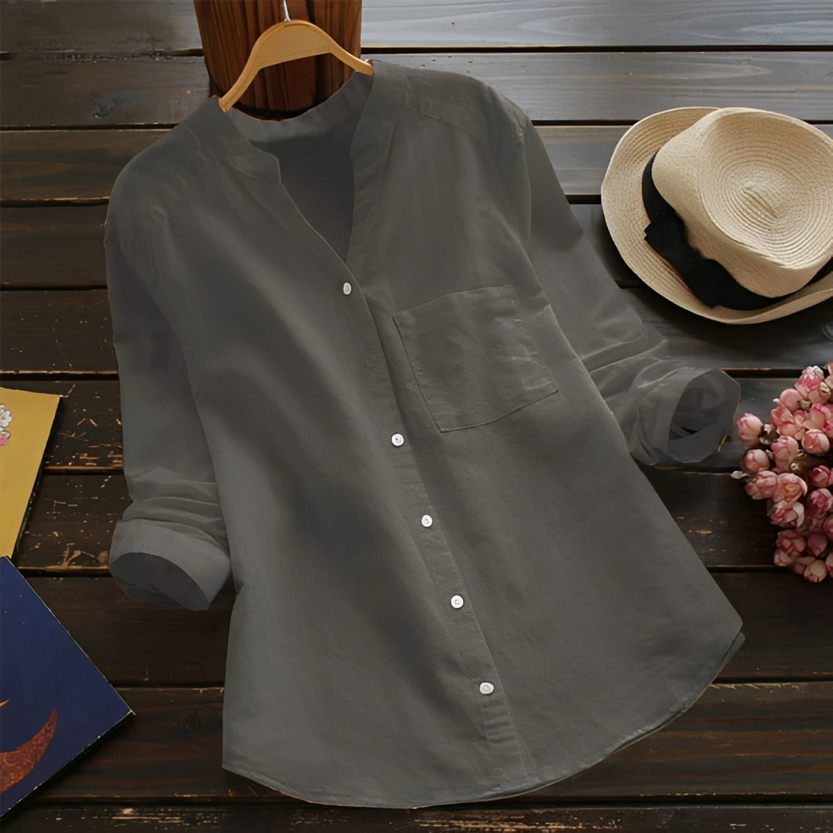 Sandrina - Lässiges Sommerhemd für Frauen