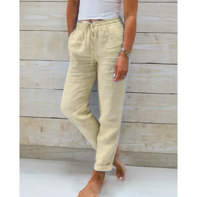 Stacey - Elegante und Mühelose Leinenhose