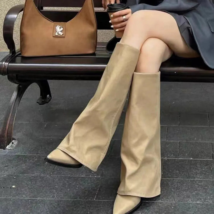 Velora - Elegante Stiefel mit breitem Absatz