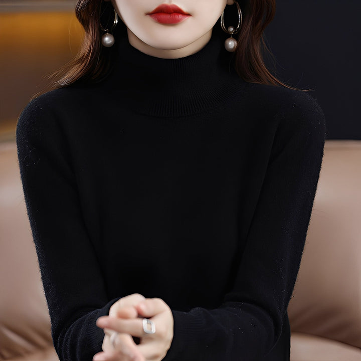 Jocelin - Dünner Damenrollkragenpullover