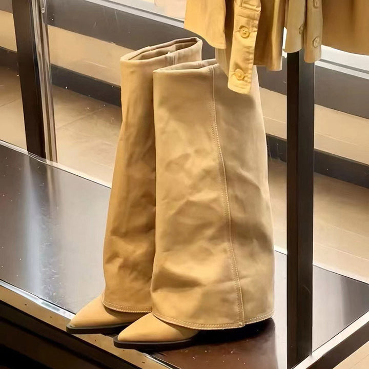 Velora - Elegante Stiefel mit breitem Absatz