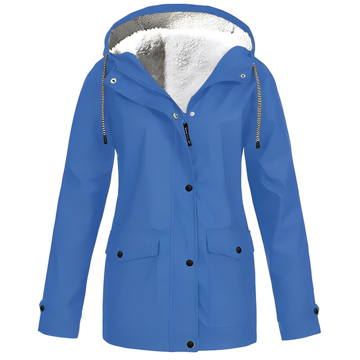 Sherlyn - Damen-Outdoormantel mit Kapuze und weichem Innenfutter