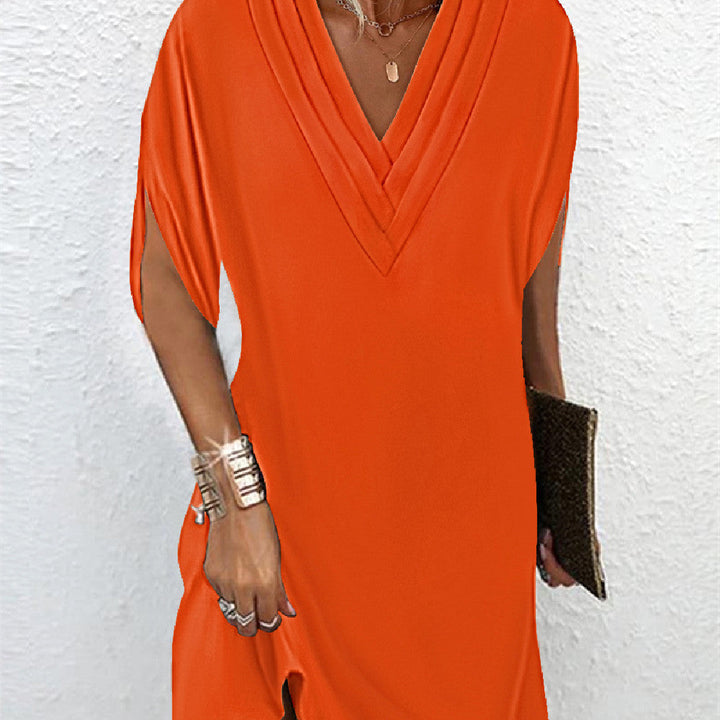 Chana - Elegantes Kleid mit Schlitzärmeln