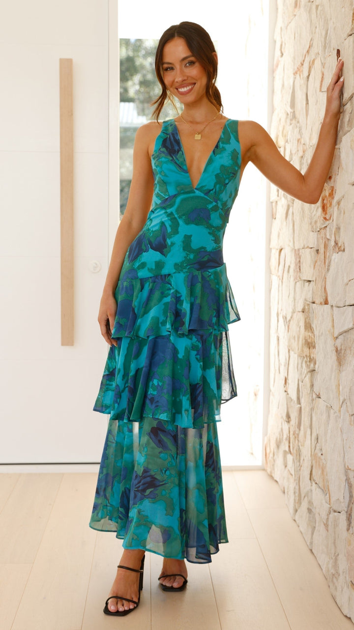 Philippa - Schickes Sommer Maxikleid für Damen