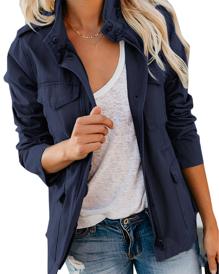 Rachyl - Komfortable Damen-Jeansjacke mit Zipper