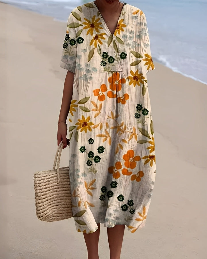 Romilly - Damen-Sommerkleid mit buntem Muster