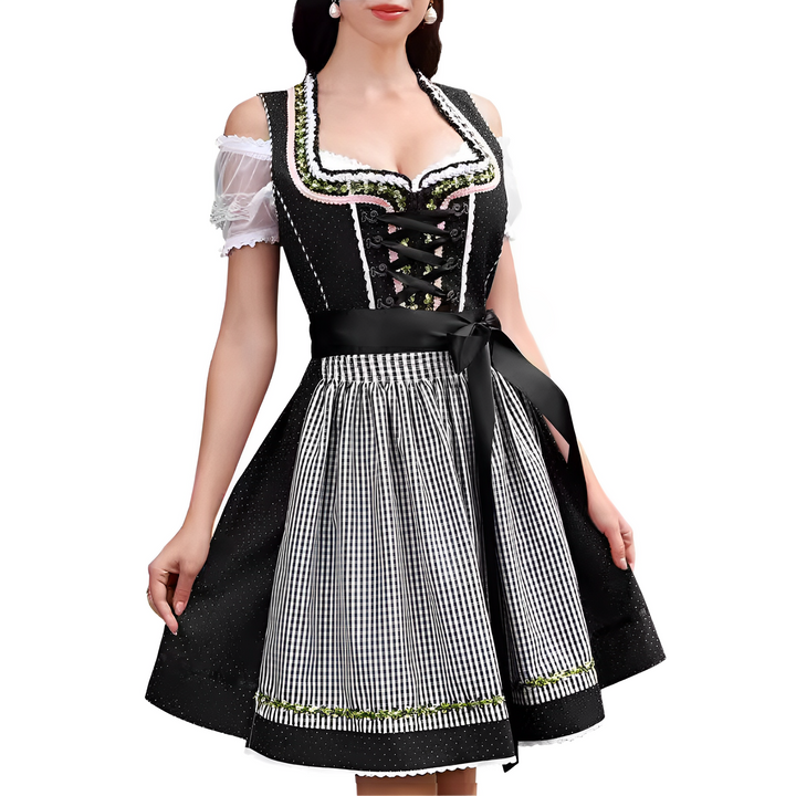Ericka - Schickes, reizvolles Oktoberfest-Mini-Dirndl für Damen