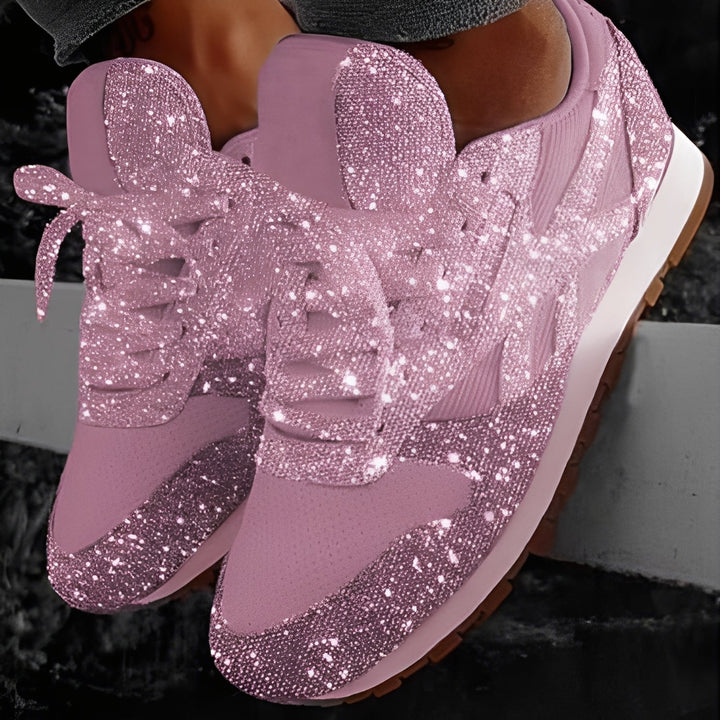 Kaycee - Funkelnde, entspannte Muffin-Sneaker für Frauen
