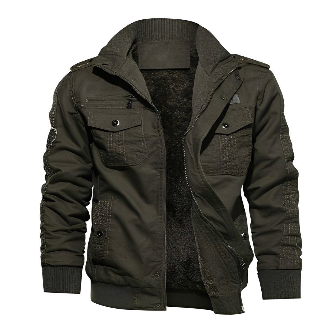 Gary - Trendige Herren-Fleecejacke mit Taschen