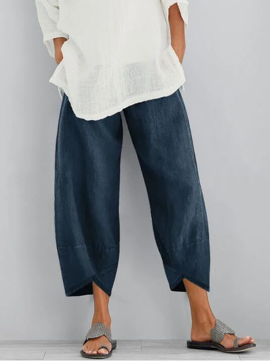 Liliana - Leichte Weite Hose Damen