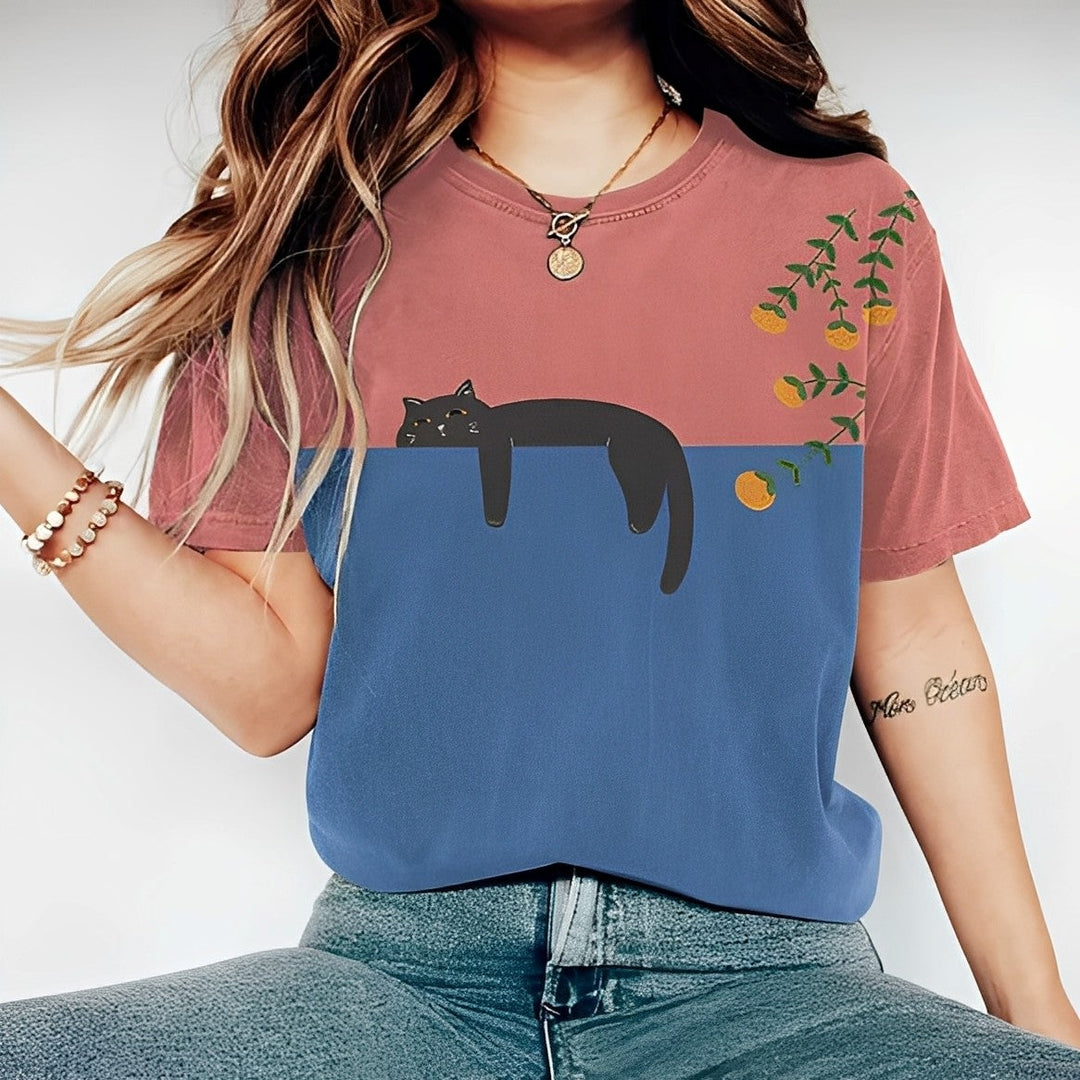 Alvina - Lässiges T-Shirt mit Damen-Design