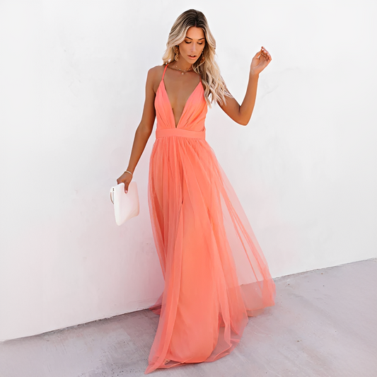 Matrona - Elegantes, schulterfreies Damenkleid