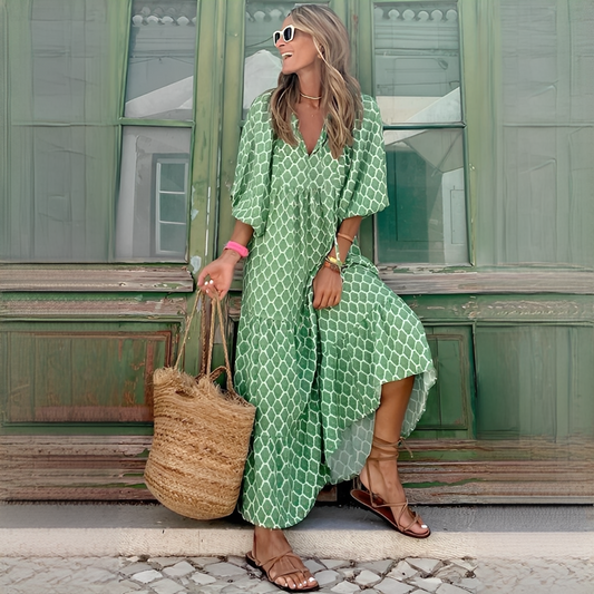 Menchie - Langes Boho-Kleid für Frauen