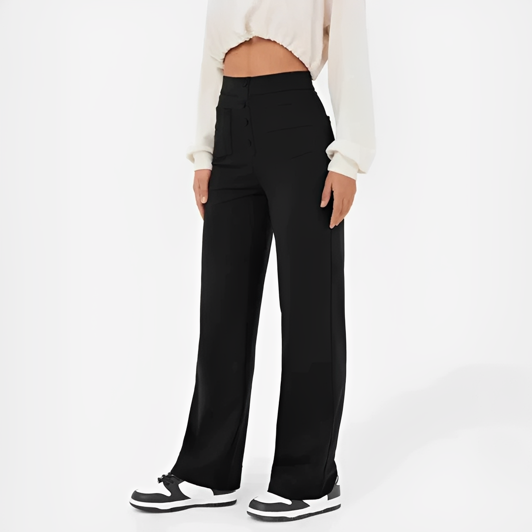 Dara - Elegante hochtaillierte Hose für Damen