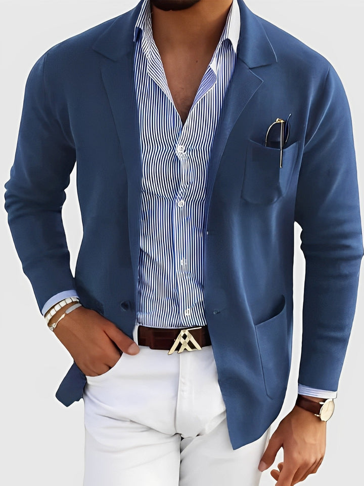Darrin - Bequeme Herren-Strickjacke mit Taschen