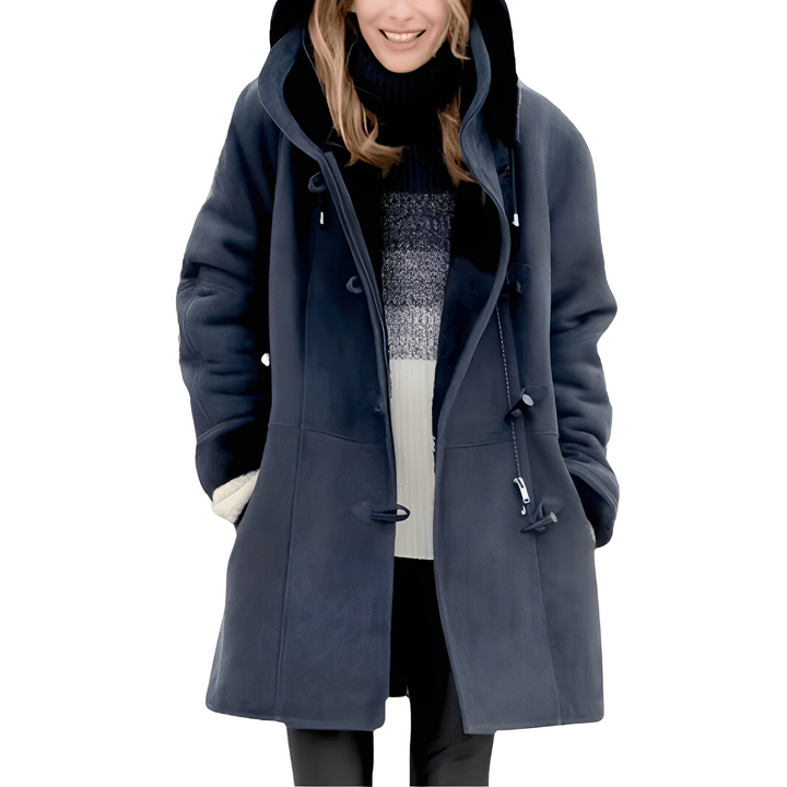 Madilyn - Freizeit-Dufflecoat mit Kapuze für Damen