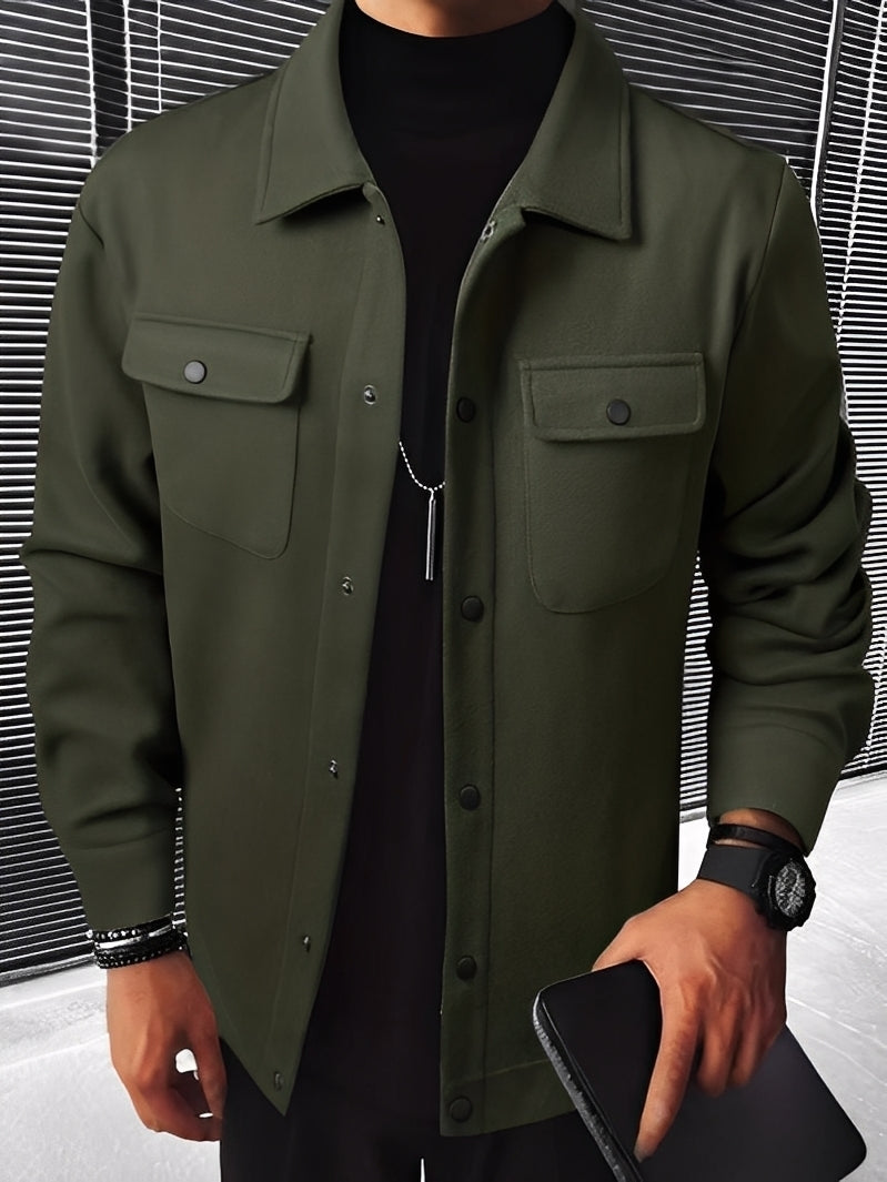 Clinton - Herrenjacke mit trendigem Kragen und Taschen