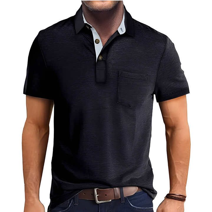 Abner - Klassisches Herren-Poloshirt mit kurzen Ärmeln