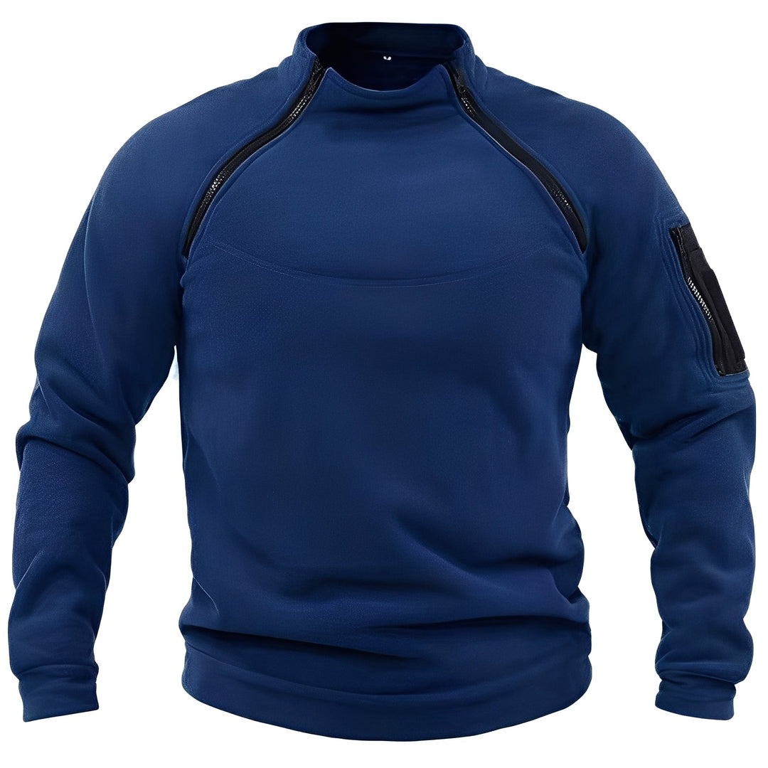 Wilbur - Herren-Fleecepullover für Sport mit Zipper