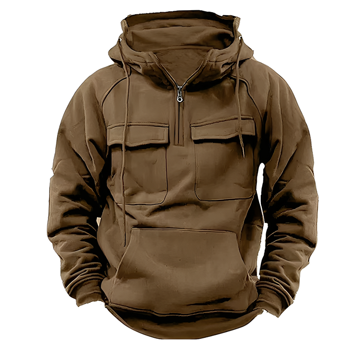 Malcom - Klassischer Herren-Hoodie mit vielen Taschen