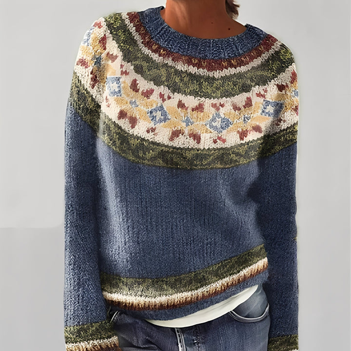 Heather - Traditioneller Damenpullover mit Design