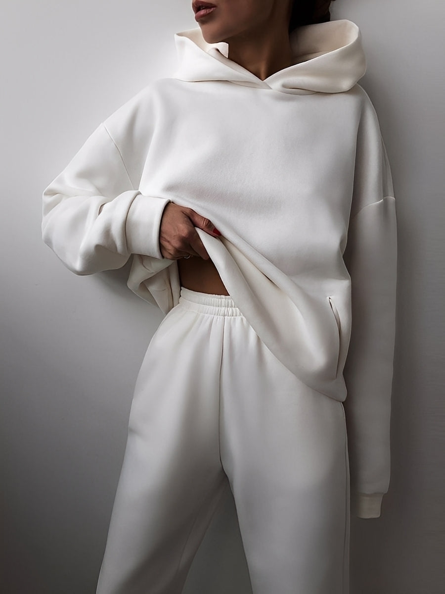 Jasmine - Bequemes Damen Jogging-Set mit Kapuze