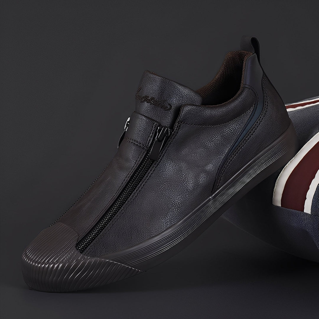 Jerred - Moderne Lederschuhe für Herren mit Reißverschluss