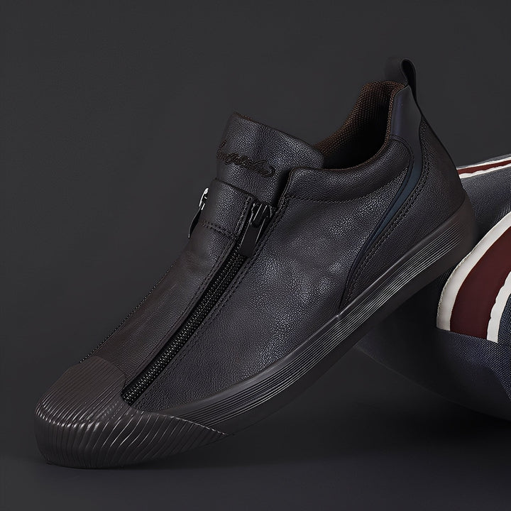 Jerred - Moderne Lederschuhe für Herren mit Reißverschluss