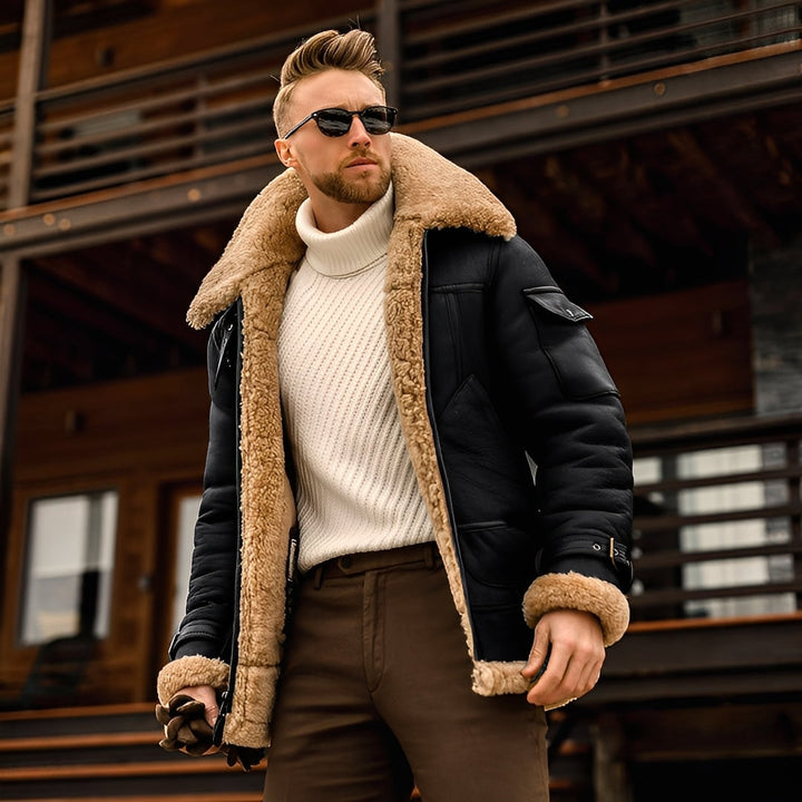Jarod - Modische Winterjacke mit Fleece für Herren