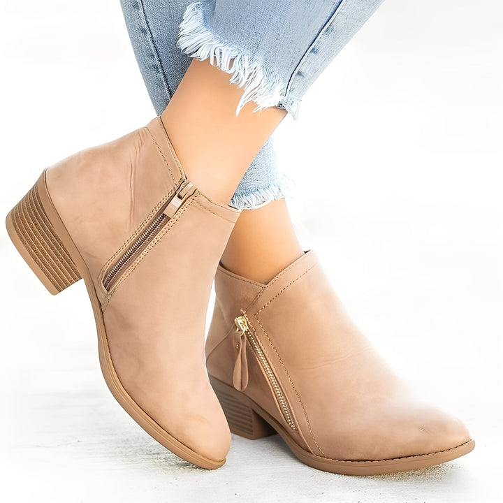 Mirabelle - Elegante Damenstiefeletten mit Zipper