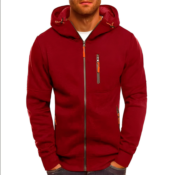 Miller - Bequeme Herren-Kapuzenjacke mit Reißverschluss