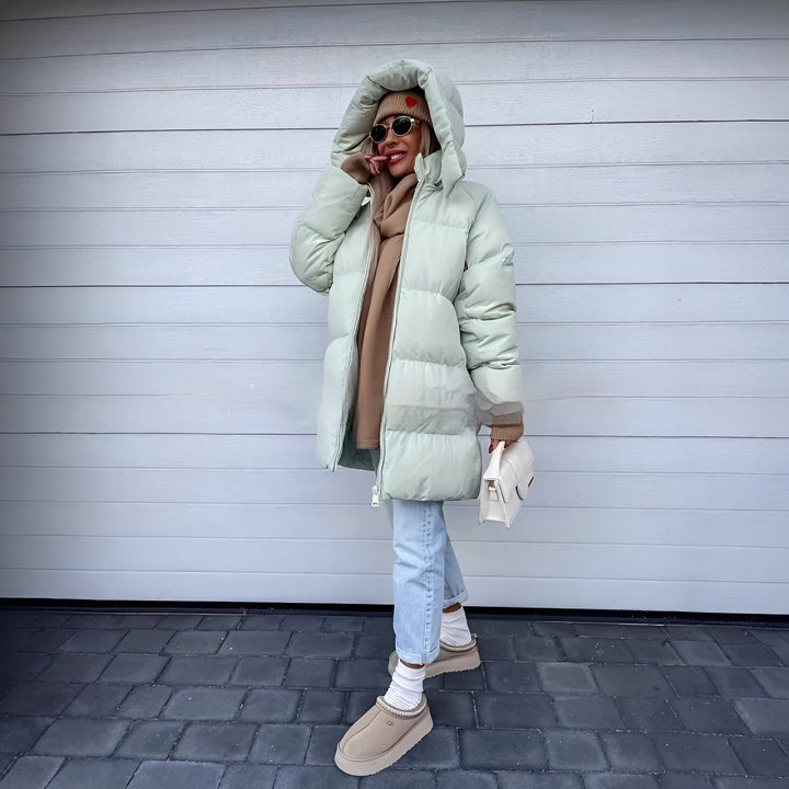 Catharine - Modische, gefütterte Damen-Parka-Jacke