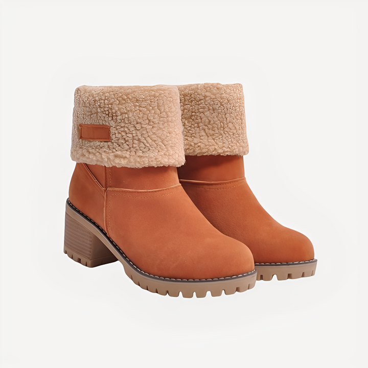 Claudia - Stylische, warme Winterstiefel mit Absatz für Damen