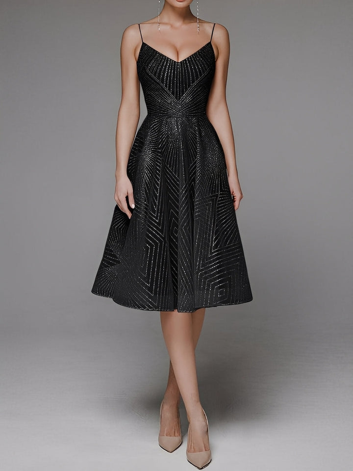 Anabelle - Elegantes ärmelloses Damenkleid mit Trägern