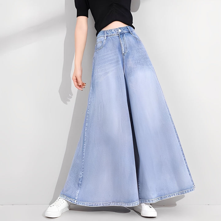 Jasmine - Trendige Damen-Jeans mit weitem Bein