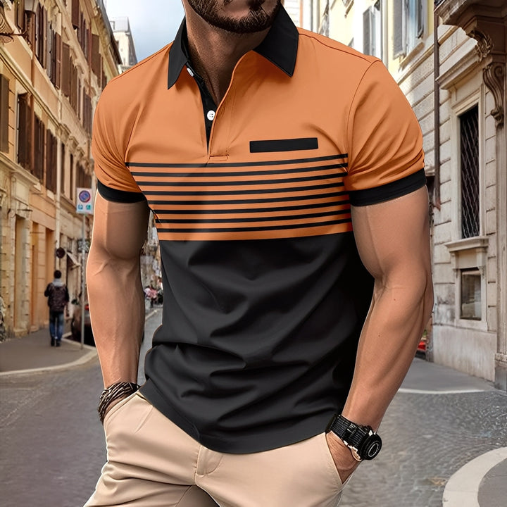 Rayden - Schickes Herren-Polohemd mit Streifen
