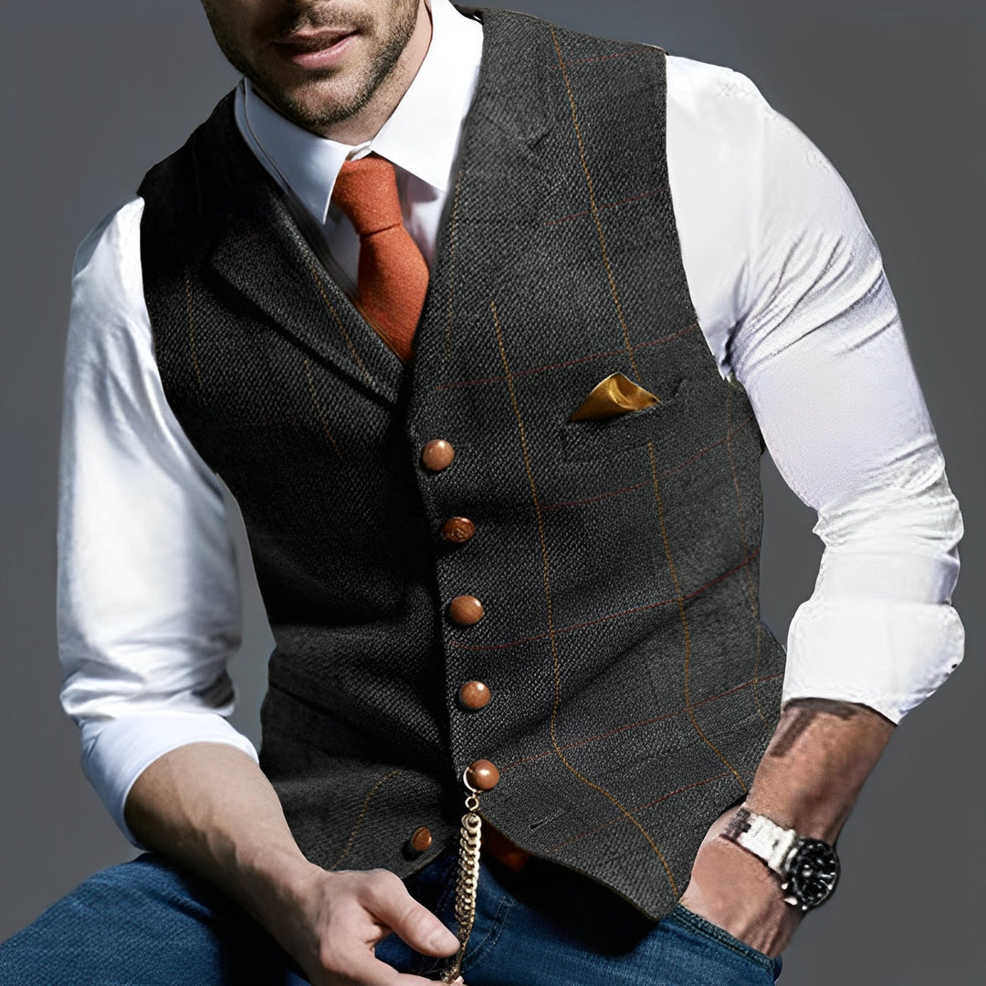 Jasper – Vintage-Weste für Herren